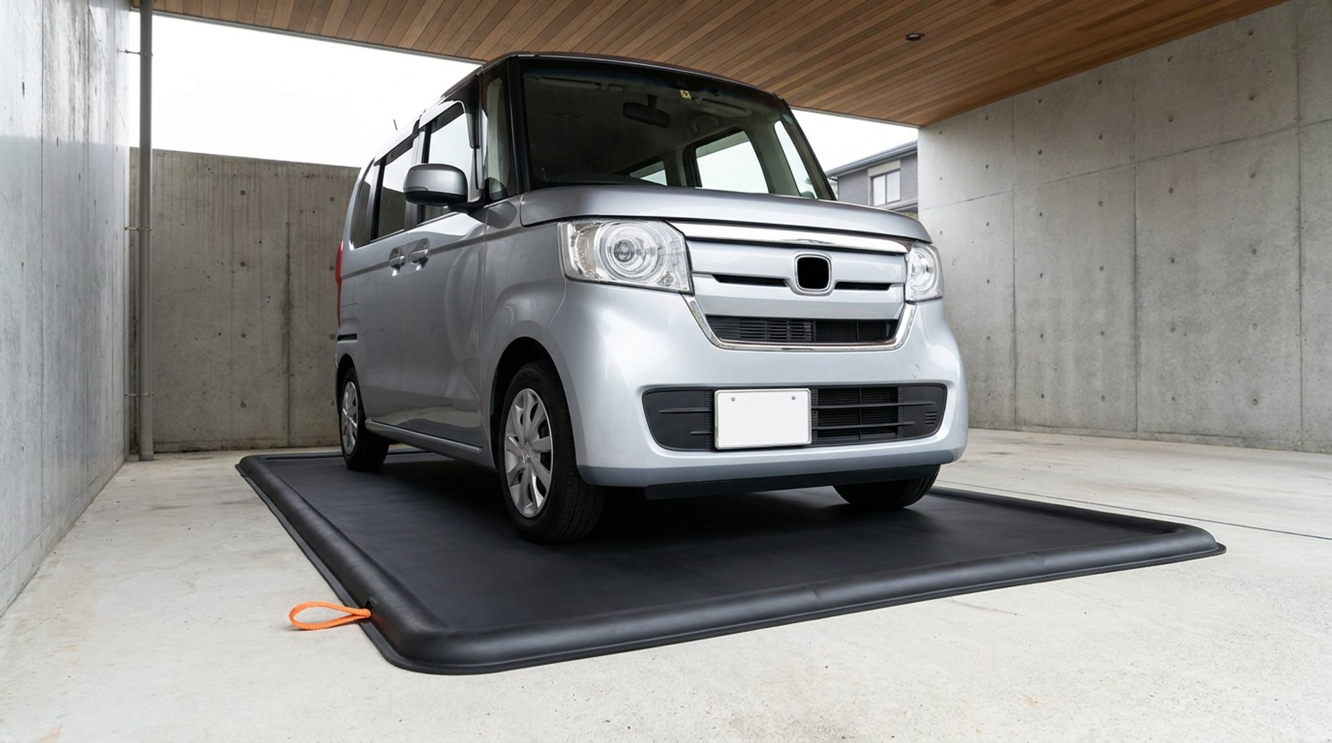 普段は駐車マットとして使用